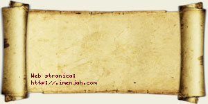 Janoš Jočanin vizit kartica